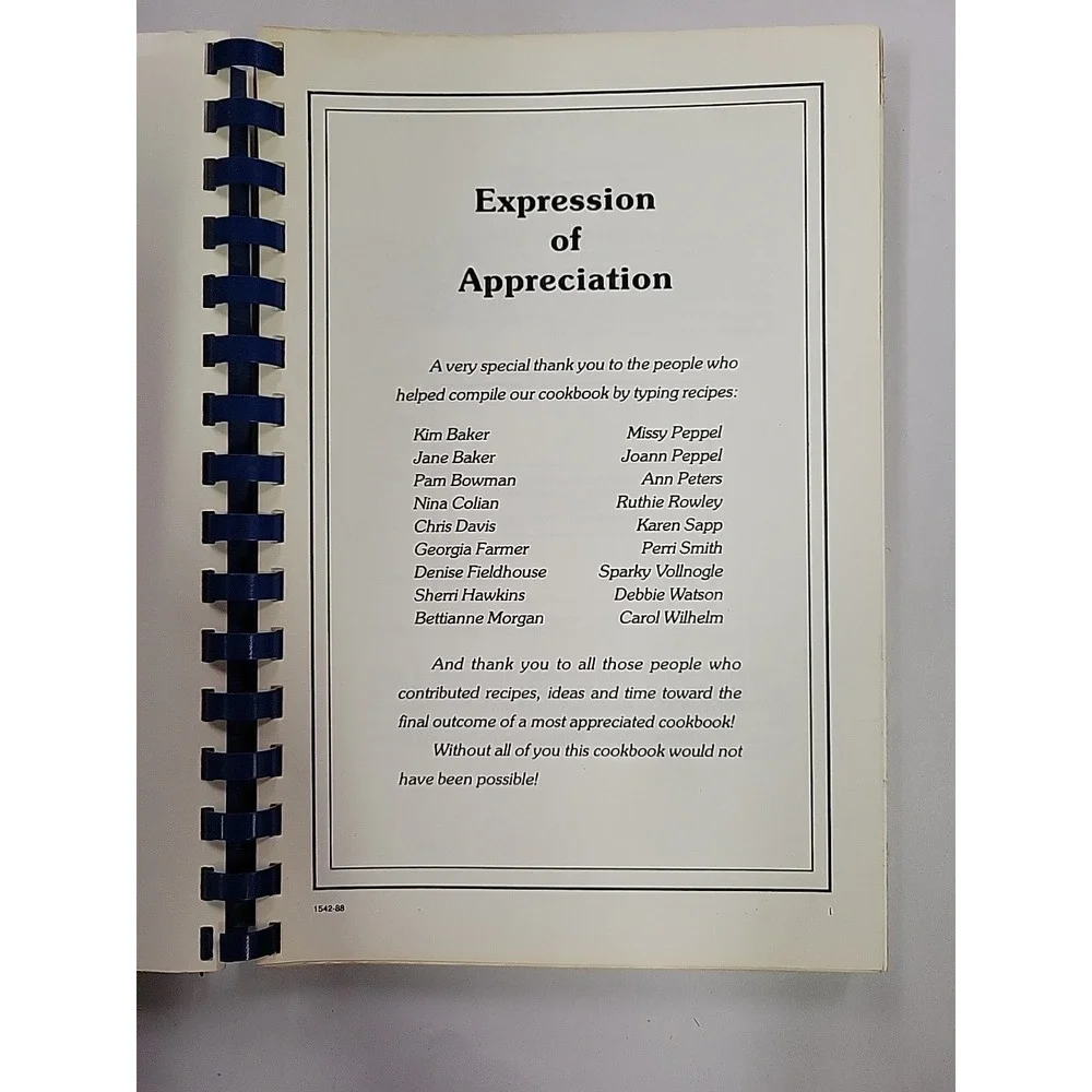 From Our Kitchens East‎ Fairfield Methodist Church Cookbook New Waterford OH